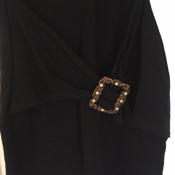 Vintage 1980s Black Dress - Picture 5 of 6